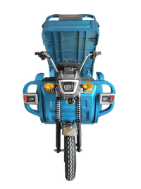 Pioneer Second Generation Electric Three Wheel 1.6M Antique Blue Green Abs Rubber Steel Q235