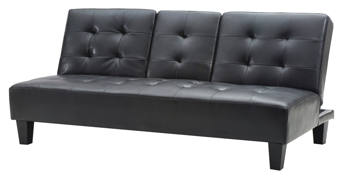 Richie G140 S Sofa Bedblack - Black Foam Pu