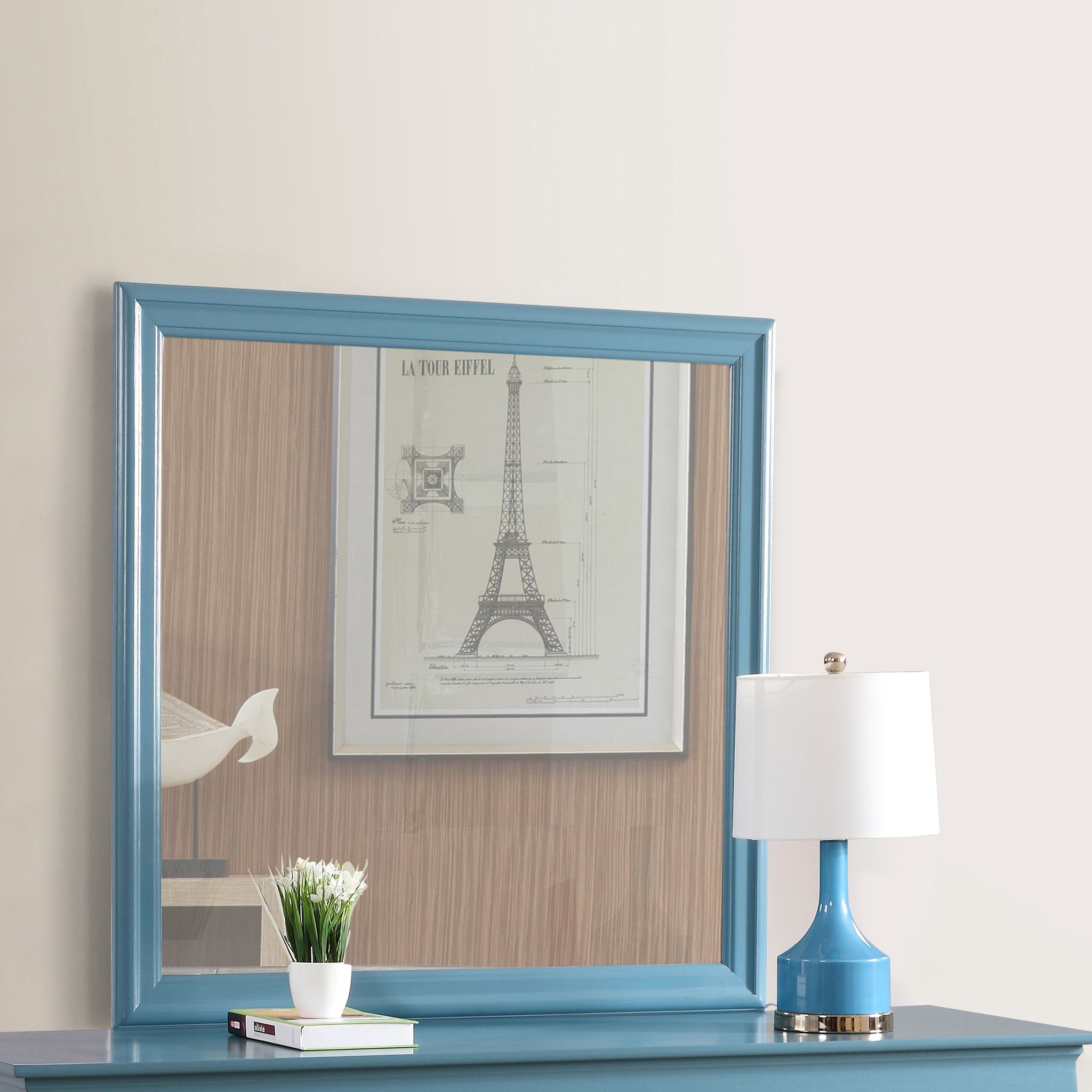 Louis Phillipe G3180 M Mirrorteal Teal Particle Board