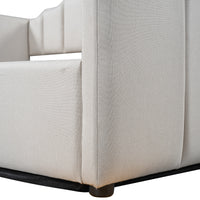 Upholstered Daybed With Underneath Storage,Full Size, White Full White Upholstered