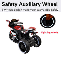 Plastic Red 6V Kids Electric Motorcycle Kids Toys Motorcycle Kids Electric Car Electric Ride On Motorcycle Red 50 99 Lbs Plastic Indoor & Outdoor Use
