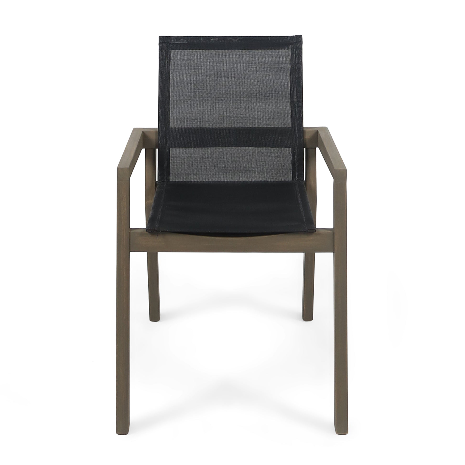 Belfast Dining Chair,Set Of 2 Grey Wood