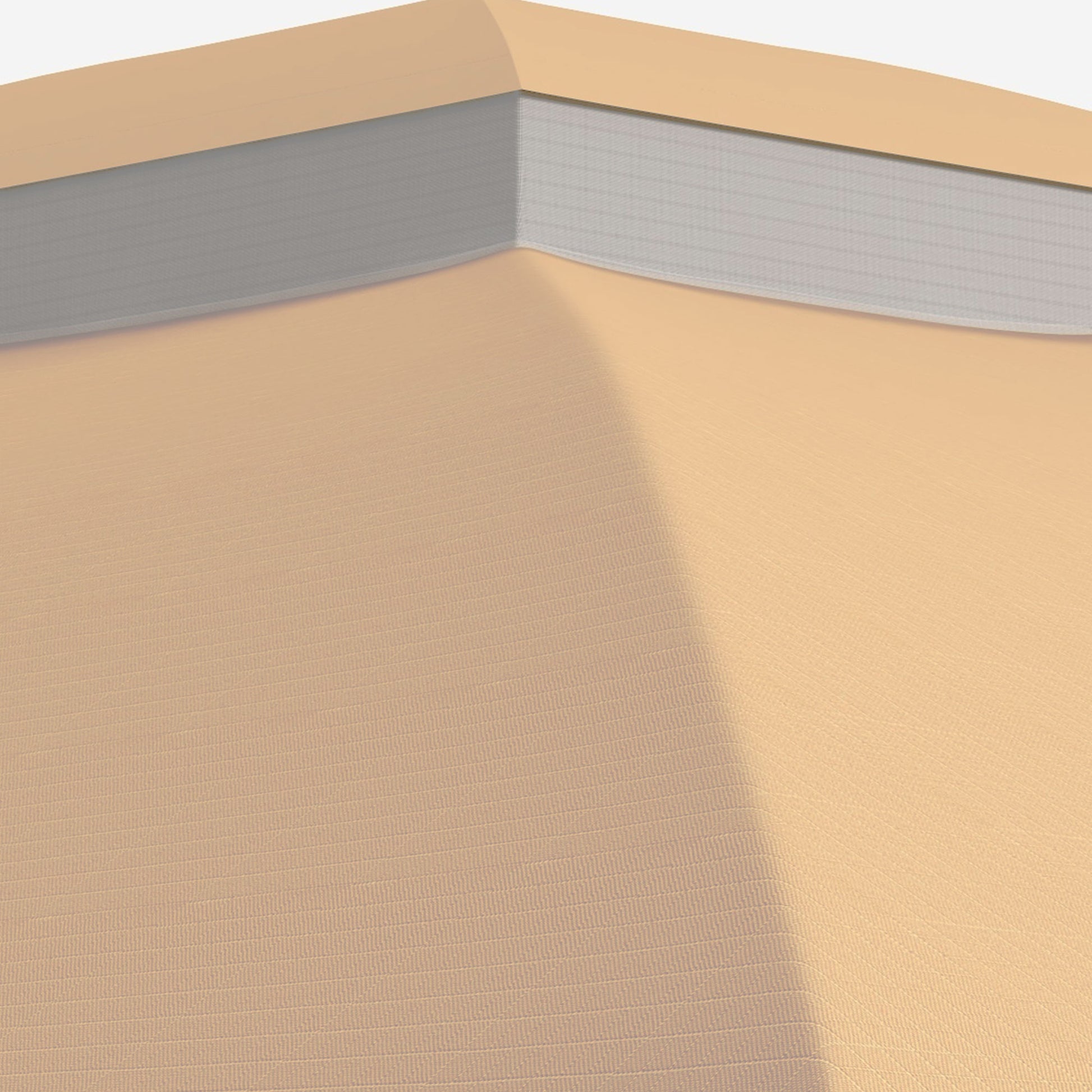 Outsunny 10' X 12' Gazebo Canopy Replacement, 2 Tier Outdoor Gazebo Cover Top Roof With Drainage Holes, Top Only , Beige Beige Polyester