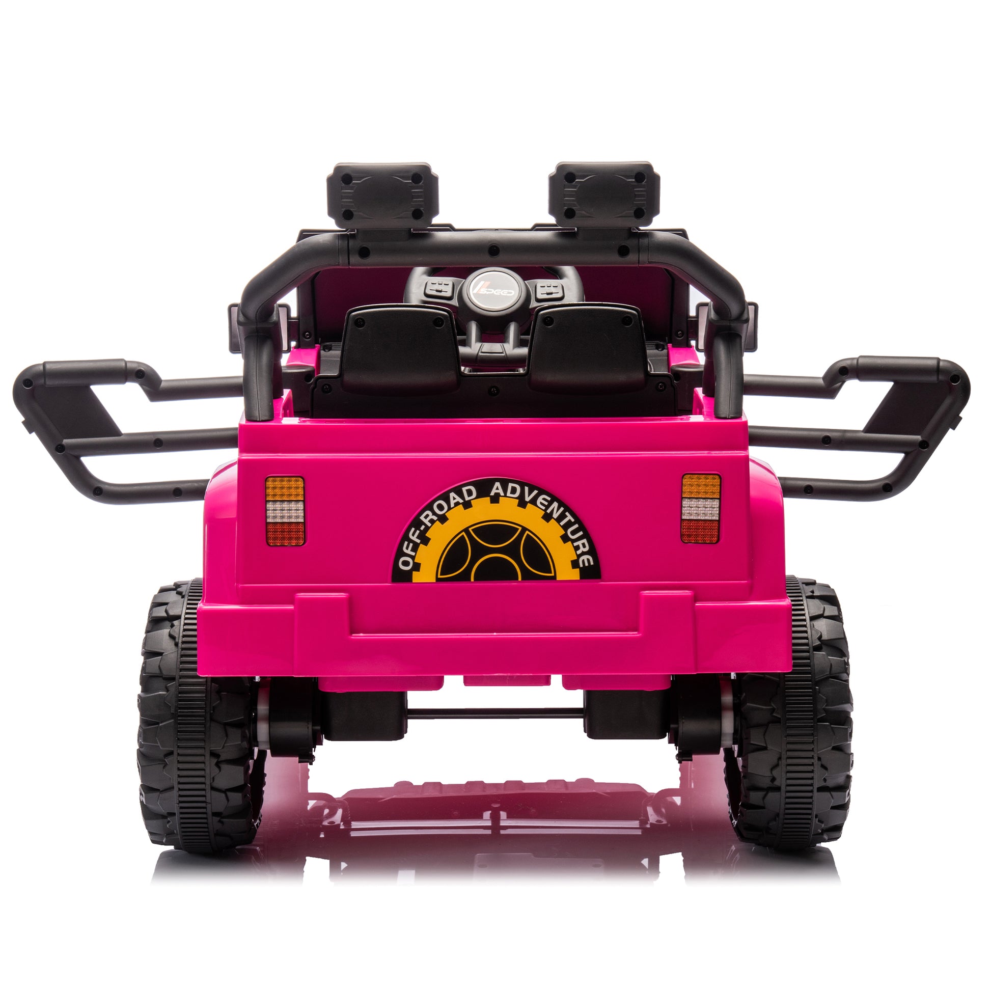 12V Kids Ride On Electric Car W Parents Control,Dual Drive, Four Wheel Suspension,With Music,Bluetooth,Mp3,Usb,With Headlights, Steering Wheel Quick Release,Slow Start For Kids Aged 3 8. Pink 50 99 Lbs Polypropylene