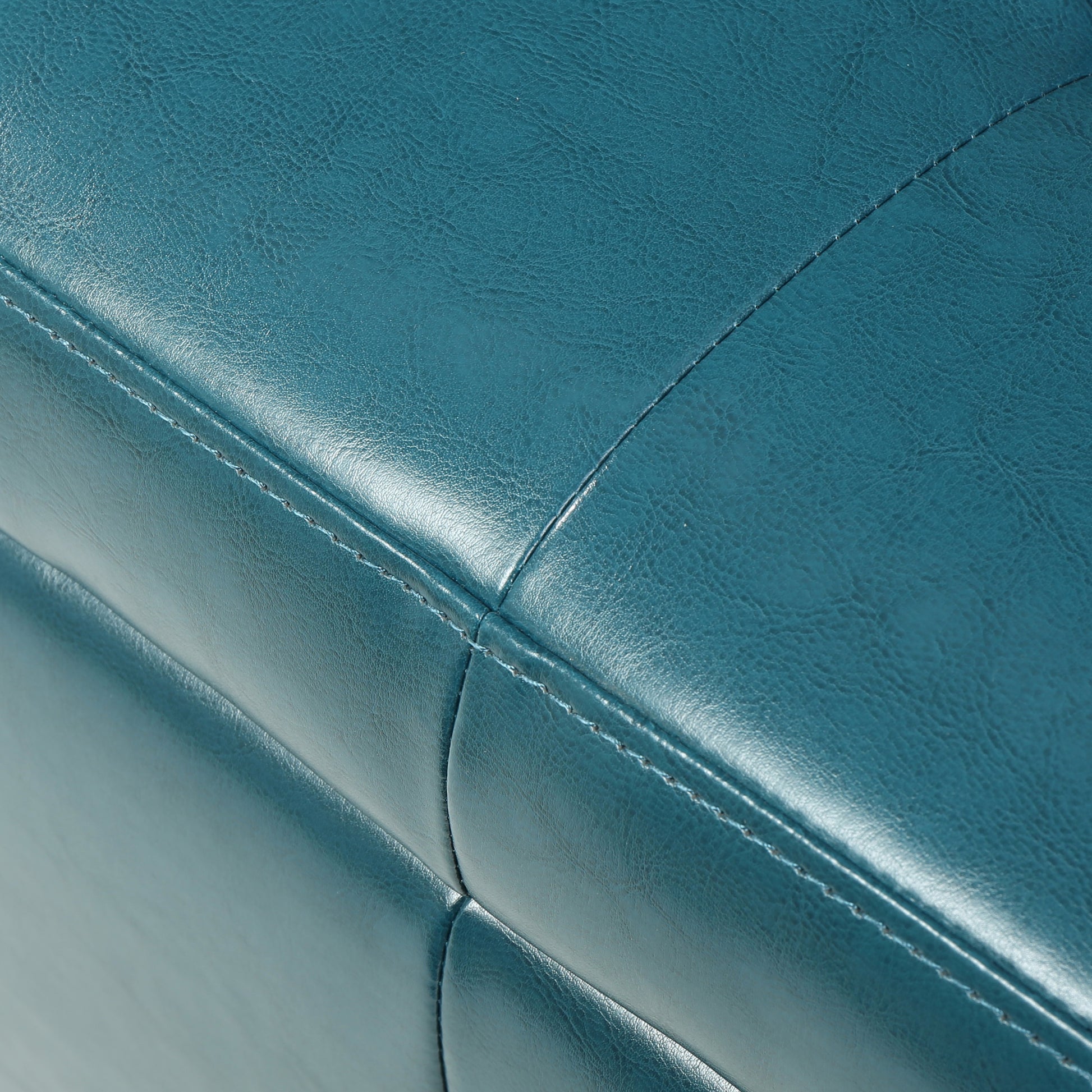 Guernsey Ottoman Teal Pu