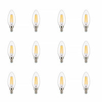 E12 Candelabra Dimmable 2700K Led Bulb Set Of 12 White Led Lighting 2700K 3000K Warm White Under 1000Lm Led Metal