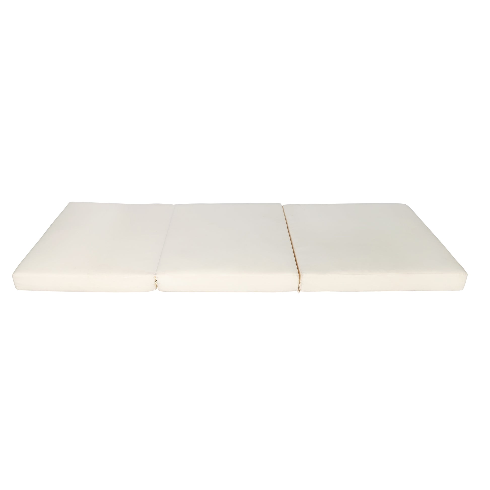 Broadway Ian Chaise Lounge Cushion Three Folds Cream Waterproof Fabric