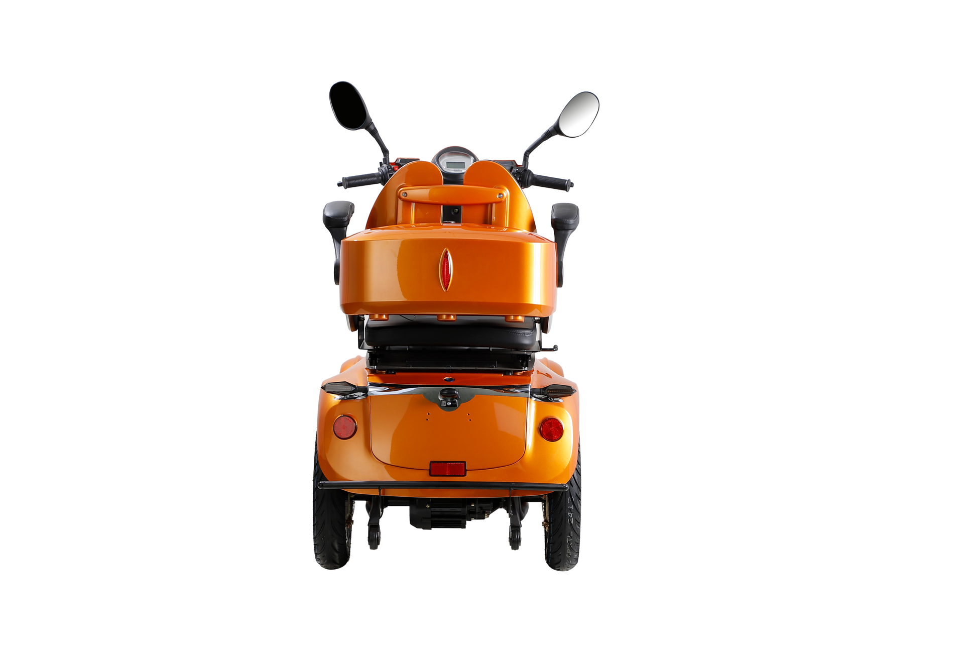 Fastest Mobility Scooter With Four Wheels For Adults & Seniors Orange Abs Pc