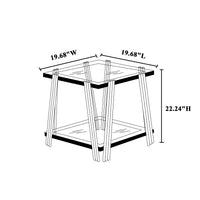 Modern Stainless Steel Coffee Table Set Set Of 3 , Double Layer Clear Tempered Glass Table Top, Coffee Table & Two End Side Table 3 Pieces Sets For Living Room Home Office, Gold Clear,Gold Modern