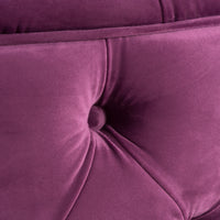 Ottoman Fuchsia Velvet