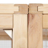 Wooden Cat Catio, Outdoor Cat Enclosure, Cat House With Platforms, Sunshine Board, Hammock, Door, Kitten Cage Condo, Burlywood Burly Wood Wood Metal