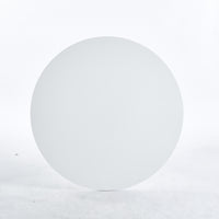 42.1"White Table Mid Century Dining Table For 4 6 People With Round Mdf Table Top, Pedestal Dining Table, End Table Leisure Coffee Table,Cross Leg White Kitchen & Dining Tables Mdf