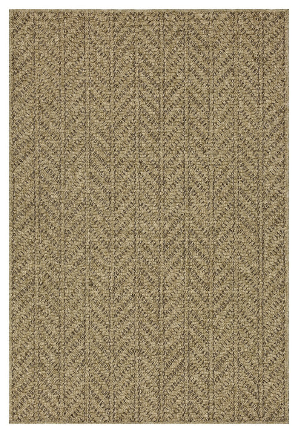 Earth Gc Ntl1013 Jute Mocha 5 Ft. 3 In. X 7 Ft. 3 In. Indoor Outdoor Area Rug Natural & Light Brown Polyester Polypropylene