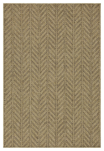 Earth Gc Ntl1013 Jute Mocha 5 Ft. 3 In. X 7 Ft. 3 In. Indoor Outdoor Area Rug Natural & Light Brown Polyester Polypropylene