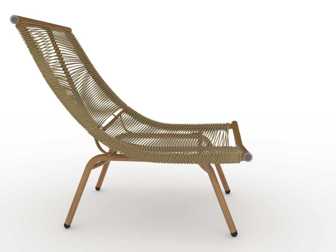 Chaise Lounge Chair With Table For Outdoor Indoor Wood Color Alloy Frame 380Lbs Capacity With Cushion Recliner For Camping Gaming Lunch Break Garden Party Sunbathing Gold Brown Rattan Metal