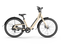 Electric Bike W 40 Miles Max Operating Range And 25 Mph Max Speed Desert Sand Sand Aluminum