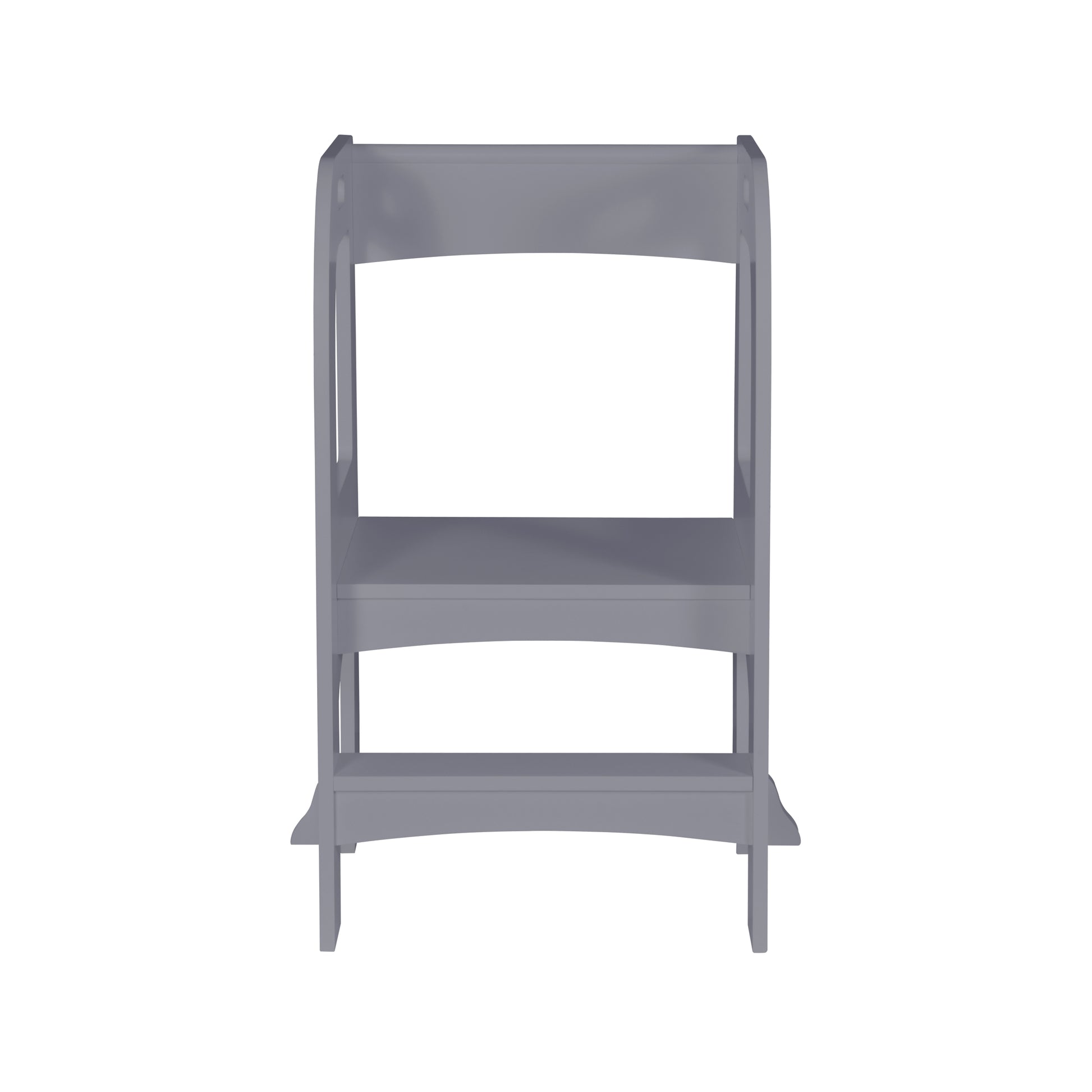 Child Standing Tower, Step Stools For Kids, Toddler Step Stool For Kitchen Counter,Gray Gray Mdf