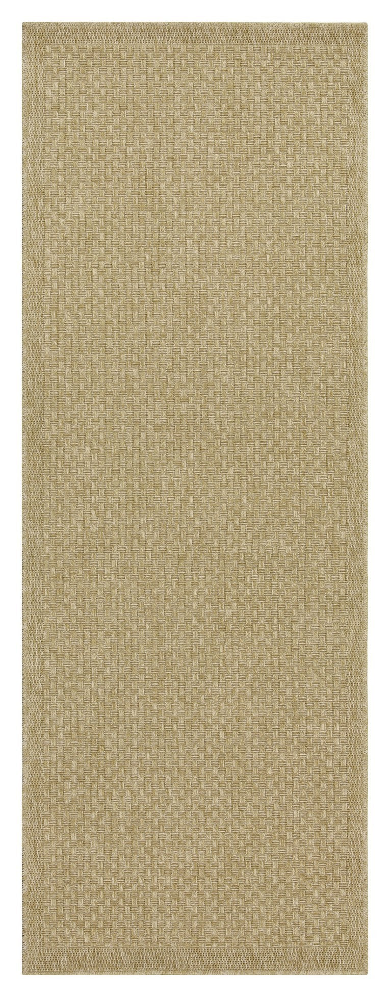 Earth Gc Ntl1004 Jute Jute 2 Ft. 7 In. X 7 Ft. 3 In. Indoor Outdoor Area Rug Natural Polyester Polypropylene