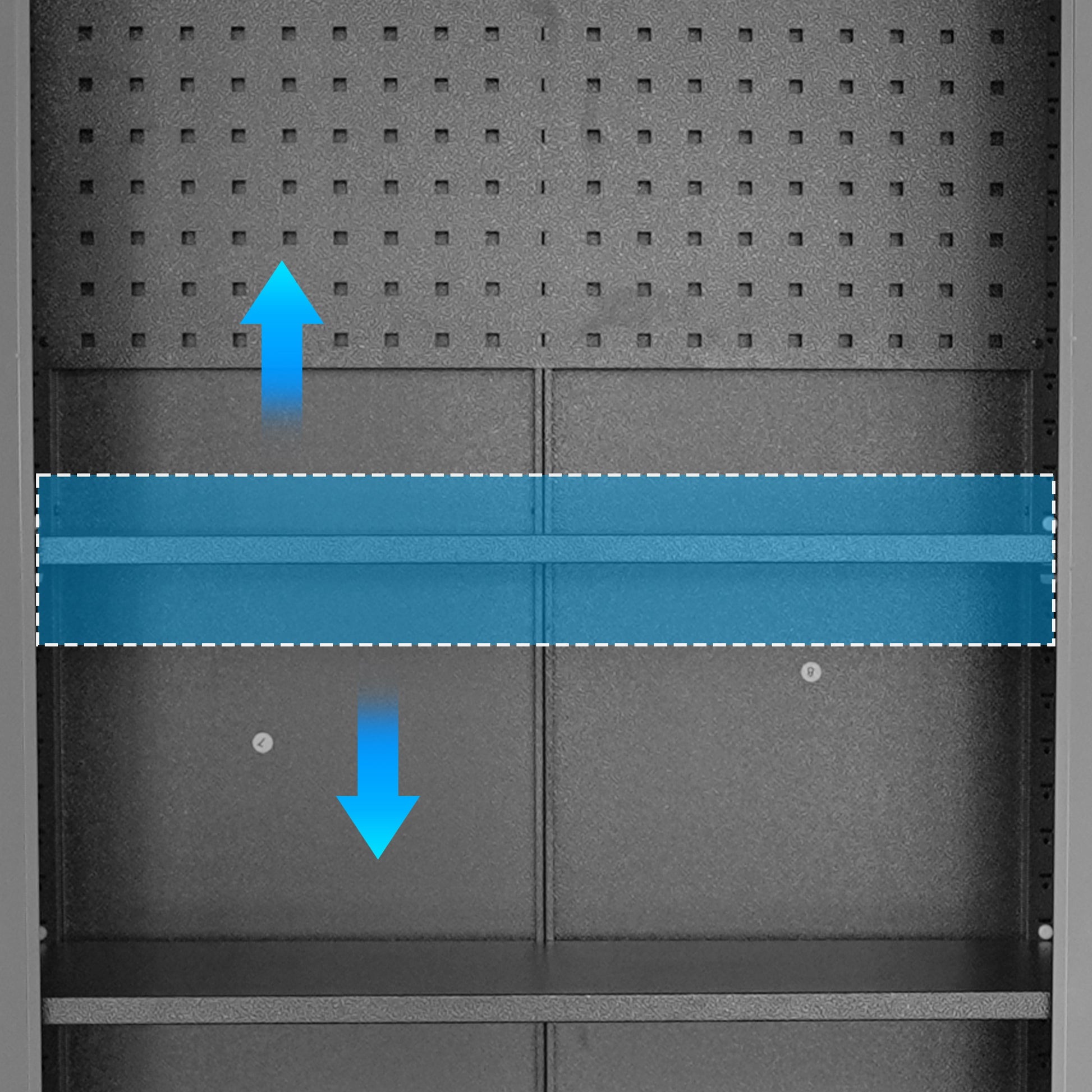 71" Metal Garage Storage Cabinet With Wheels Heavy Duty Tool Storage Cabinet For Home, Office, School, And Garage Organization, Black Gray Black Gray Steel