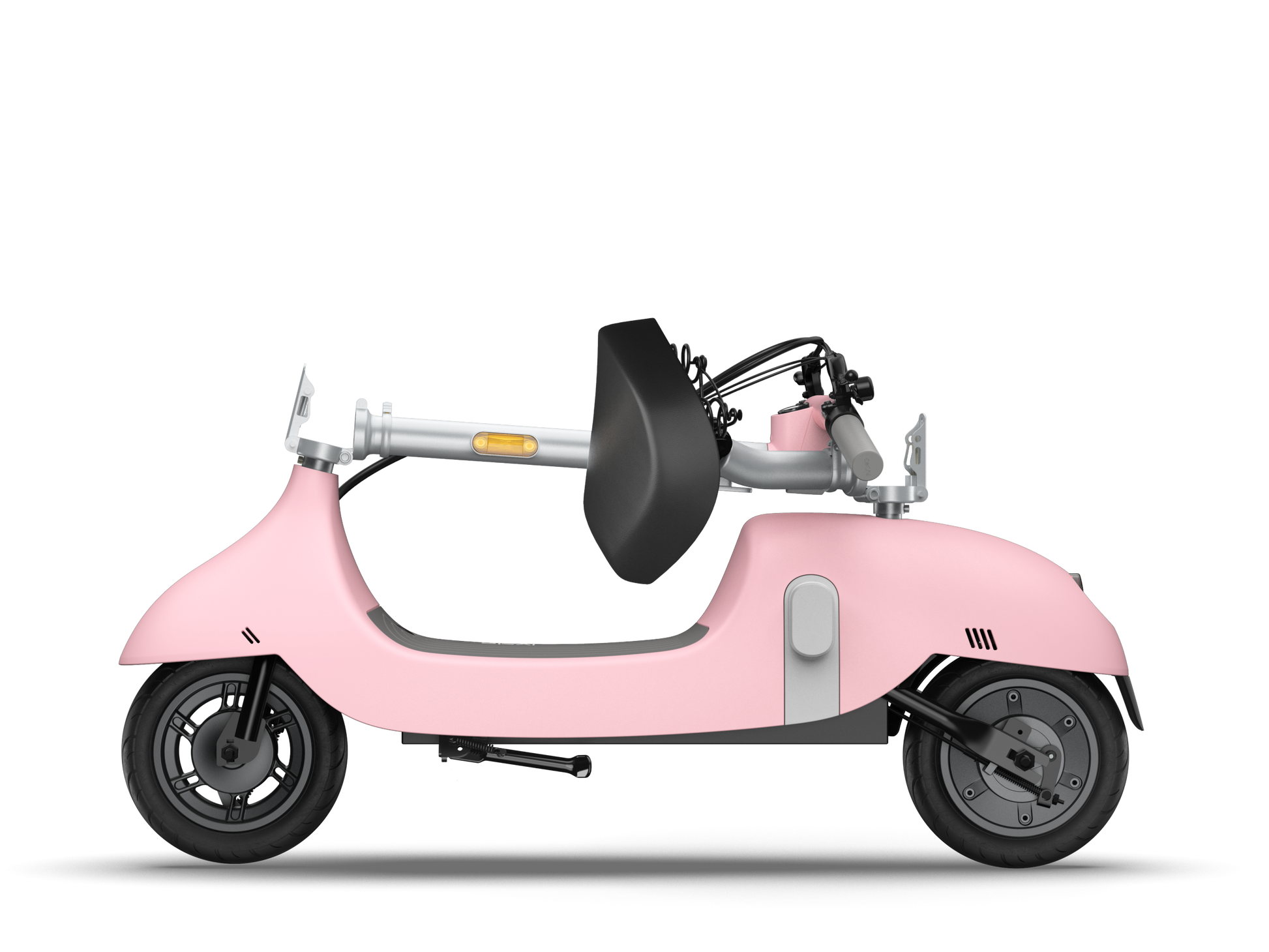 Electric Scooter With Foldable Seat W 35 Miles Operating Range & 15.5Mph Max Speed Pink Pink Aluminum