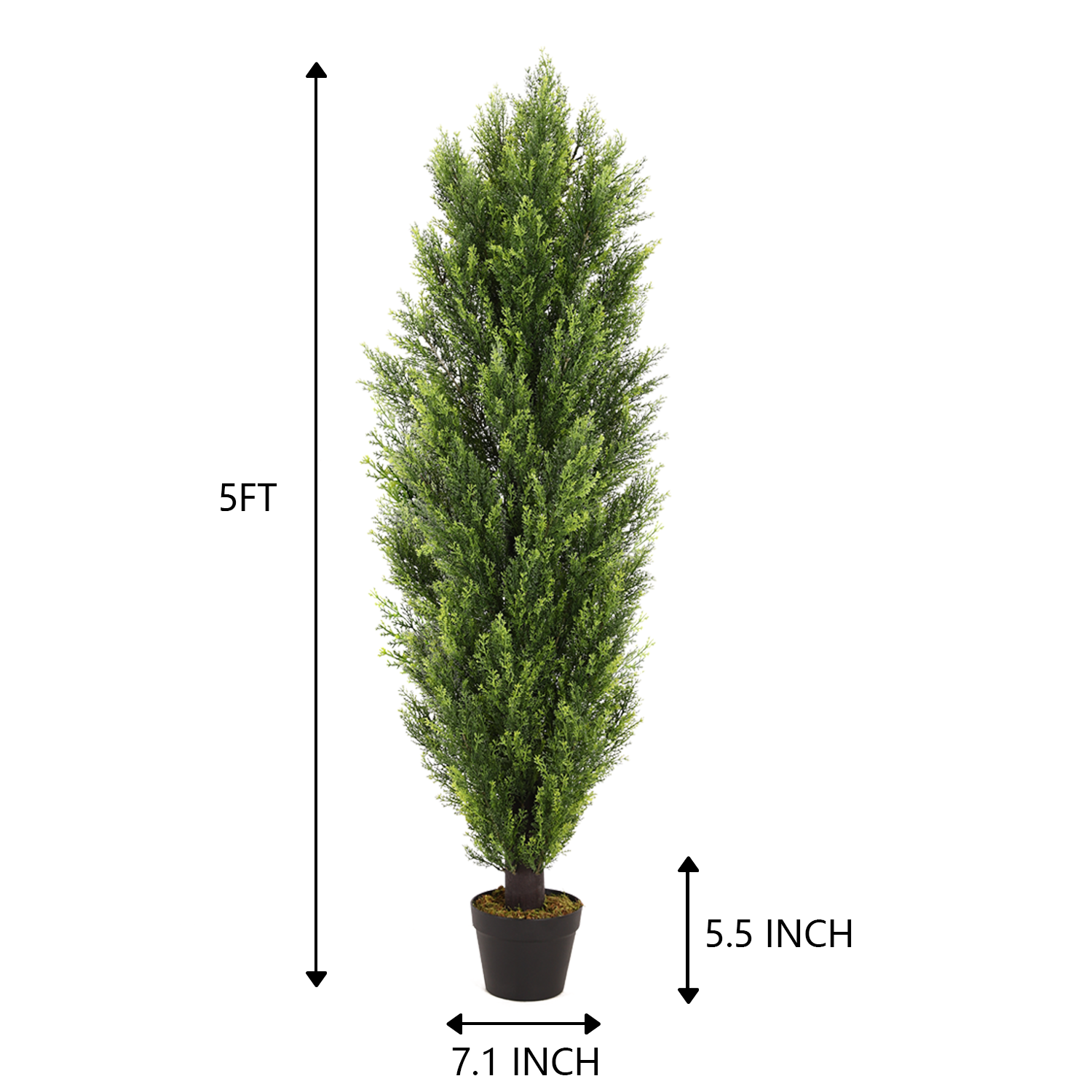 Christmas Like Artificial Cedar Cypress Plants Faux Boxwood Pine Greenery Trees Plantas Artificiales For Decor Green Plastic