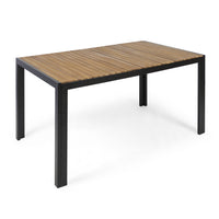 Pavilion 59 Dining Table Teak Wood Metal