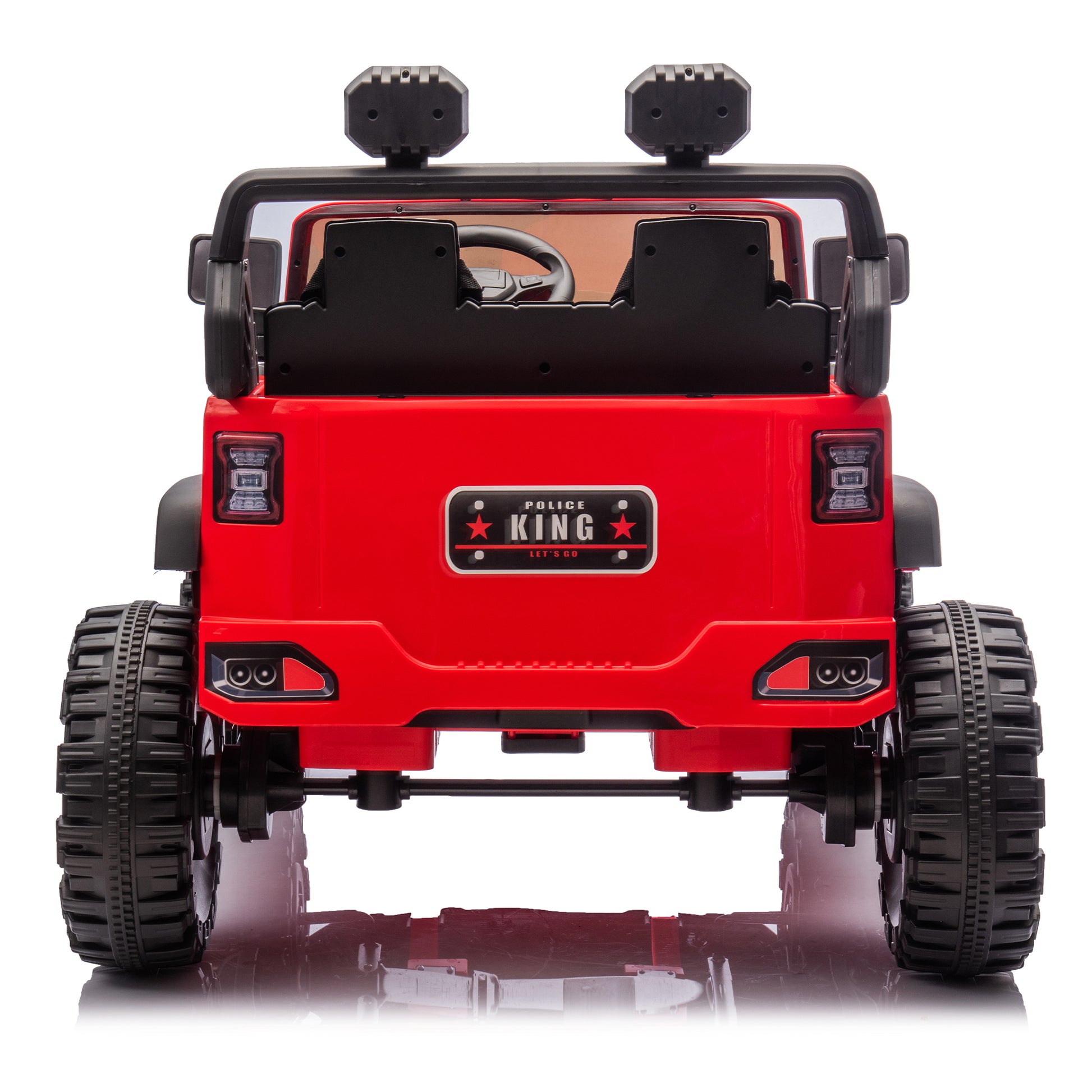 24V Two Seater Kids Ride On Electric Car W Parents Control,Seat Width 19.69In,400W Motor,Four Wheel Suspension,Light&Searchlight,Usb,Mp3,Bluetooth,Provide A Speed Of 1.86 4.35Mph For Kids Of 3 . Red