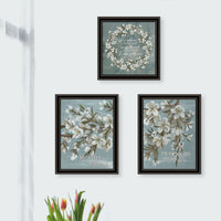 "Pray More, Worry Less" Framed Wall Art For Living Room, Wall Art Print For Home Decor, Bedroom Wall Art By Cindy Jacobs Multicolor Wood Paper
