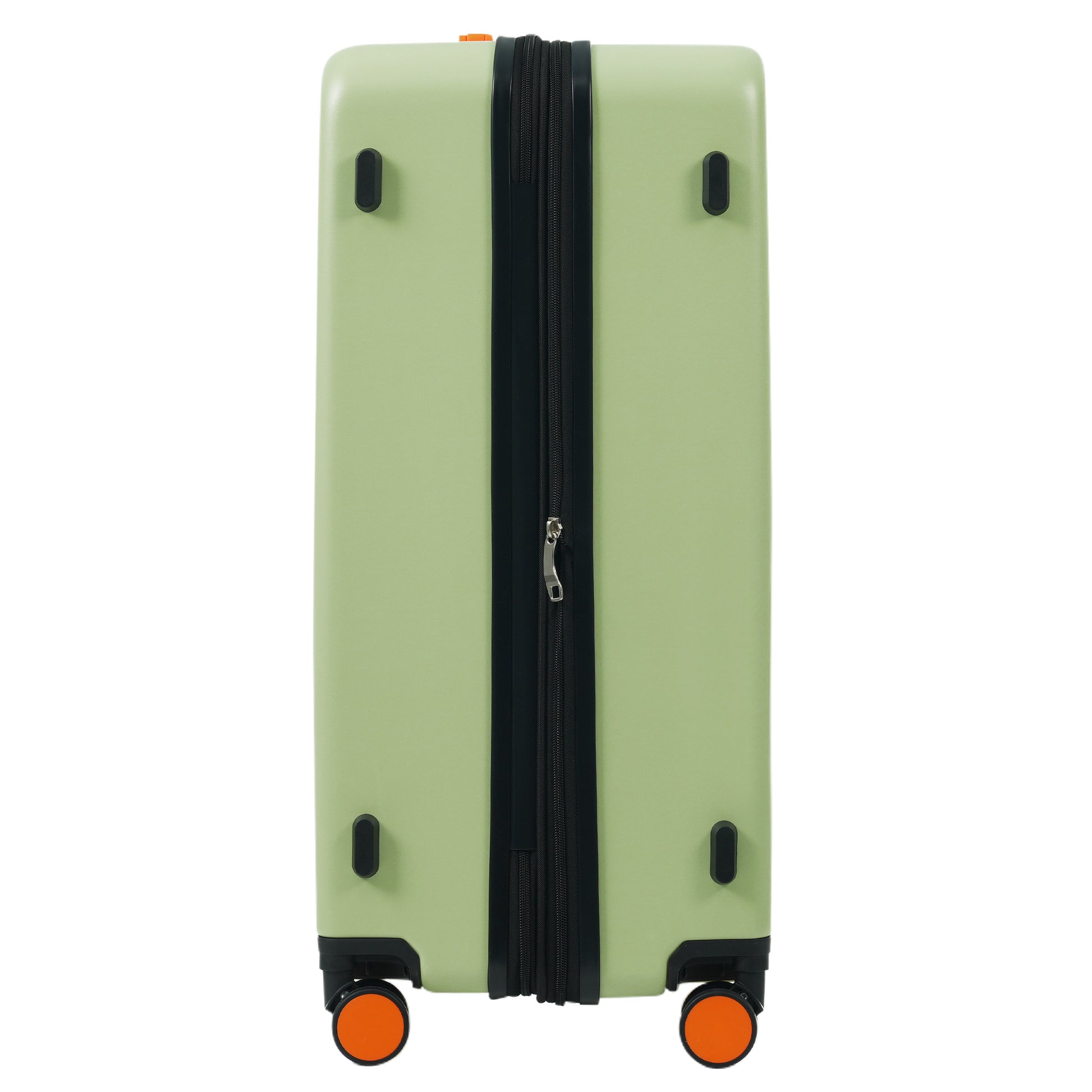 Hardshell Luggage Sets 3 Pcs Contrast Color Suitcase With Spinner Wheels And Tsa Lock 20" 24" 28" Available Light Green Abs