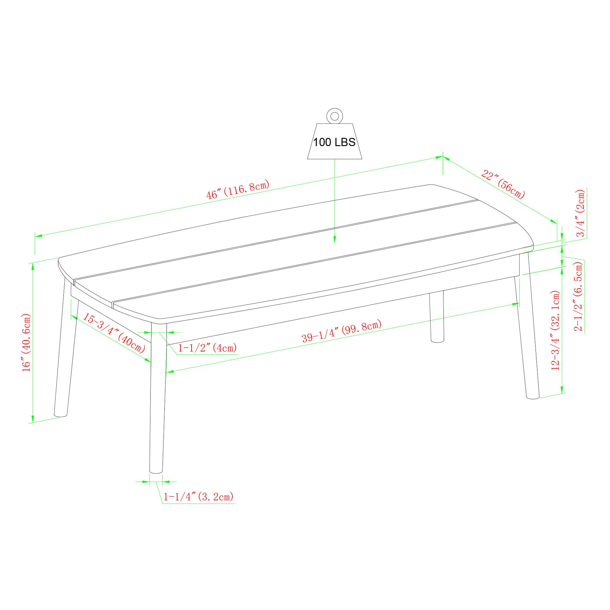 Contemporary Eucalyptus Wood Patio Coffee Table Natural Natural Eucalyptus Eucalyptus