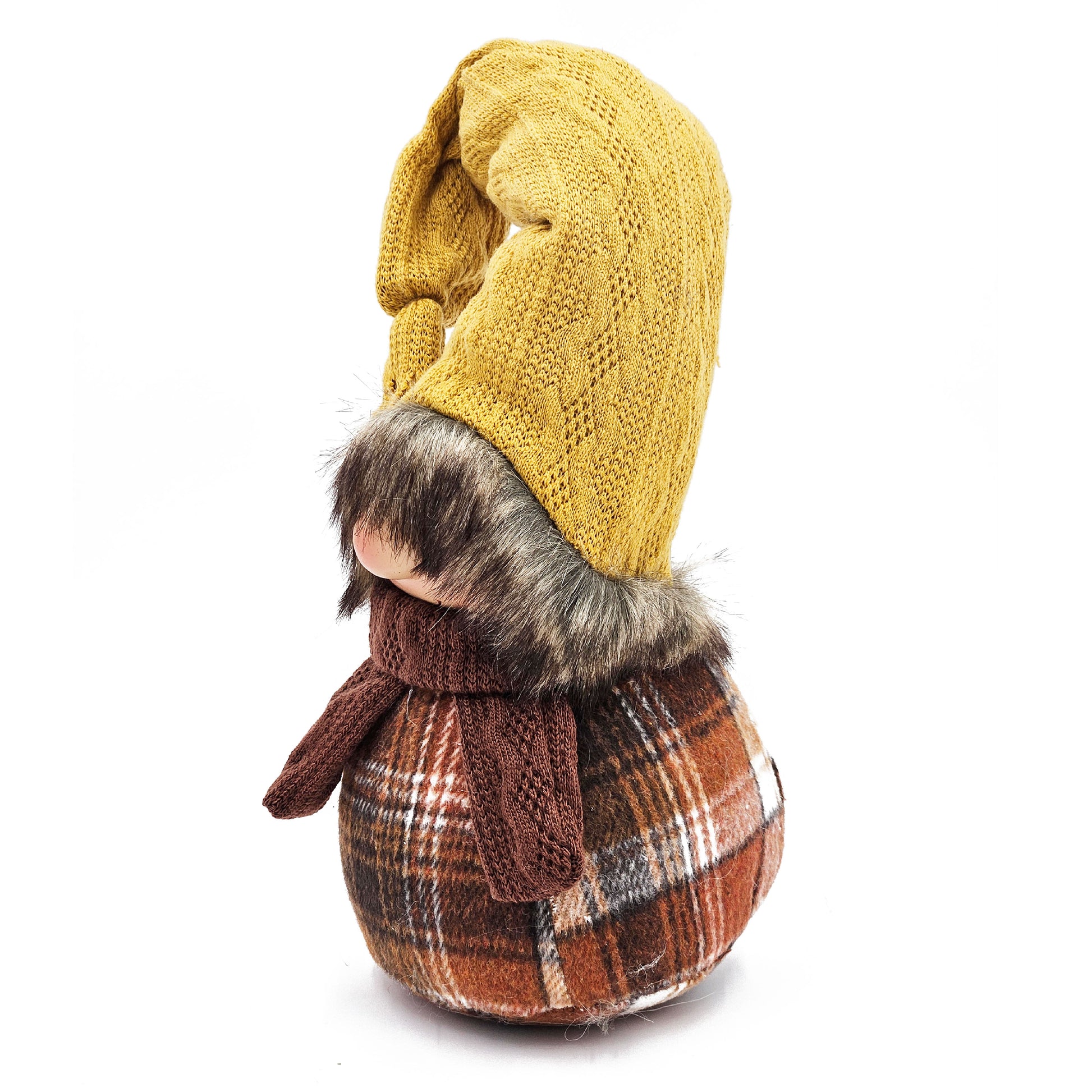 2Pcs Gnomes Decorations, Fall Decorations For Fall Thanksgiving Table Decorations Brown Yellow Polyester Blend