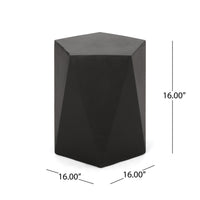 Apollo Side Table Black Magnesium Oxide