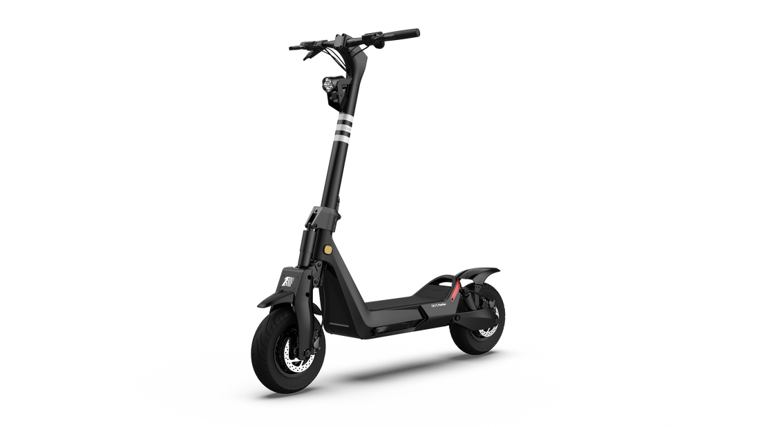 Super Electric Scooter W 31 Mi Max Range & 37 Mph Max Speed Black Black Aluminum