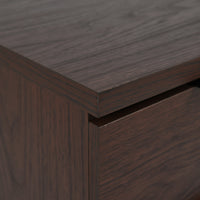 3 Drawer Wide Chest Walnut Mdf