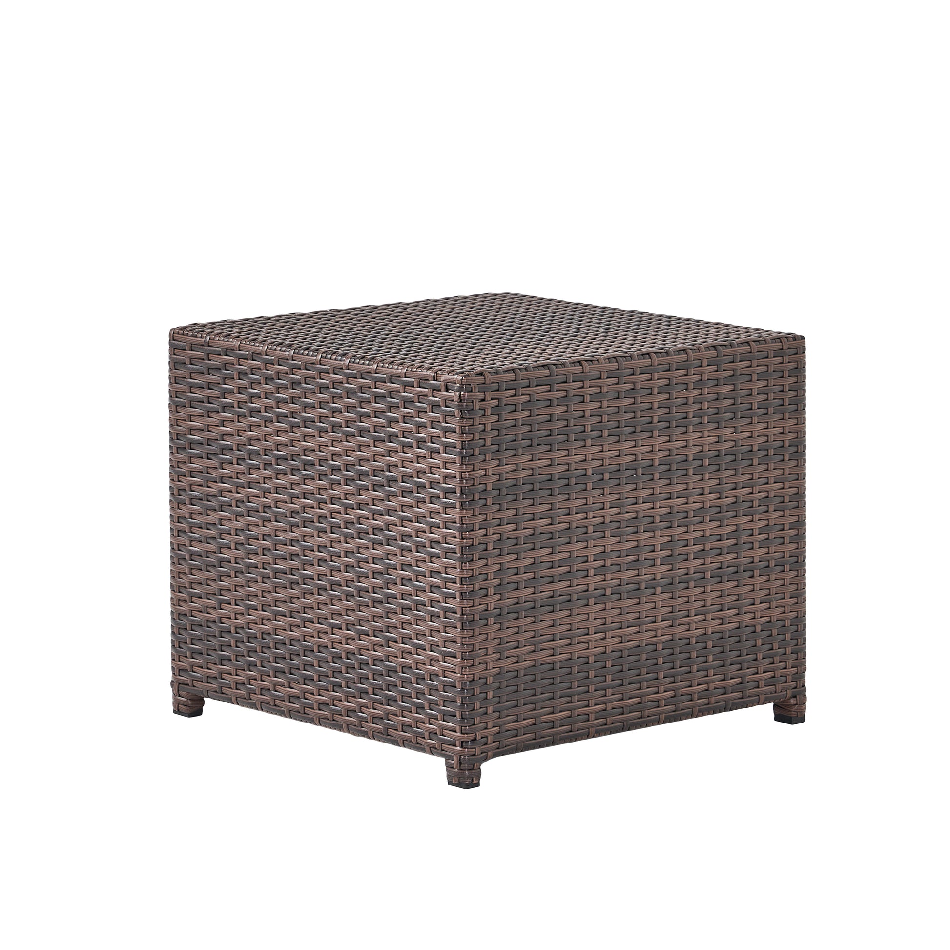 Lido 3Pc Table Set Brown Multi Rattan