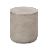 Light Concrete Side Table,Light Gray Light Grey Magnesium Oxide