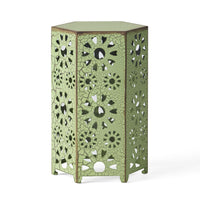 Eliana 14 Side Table Green Iron