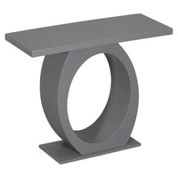 Mirod Stylish Modern Side Table With Egg Shaped Base,Enhanced Stability And Durability,Sleek Design For Home Decor,Perfect For Living Room Or Bedroom Grey Mdf Acacia