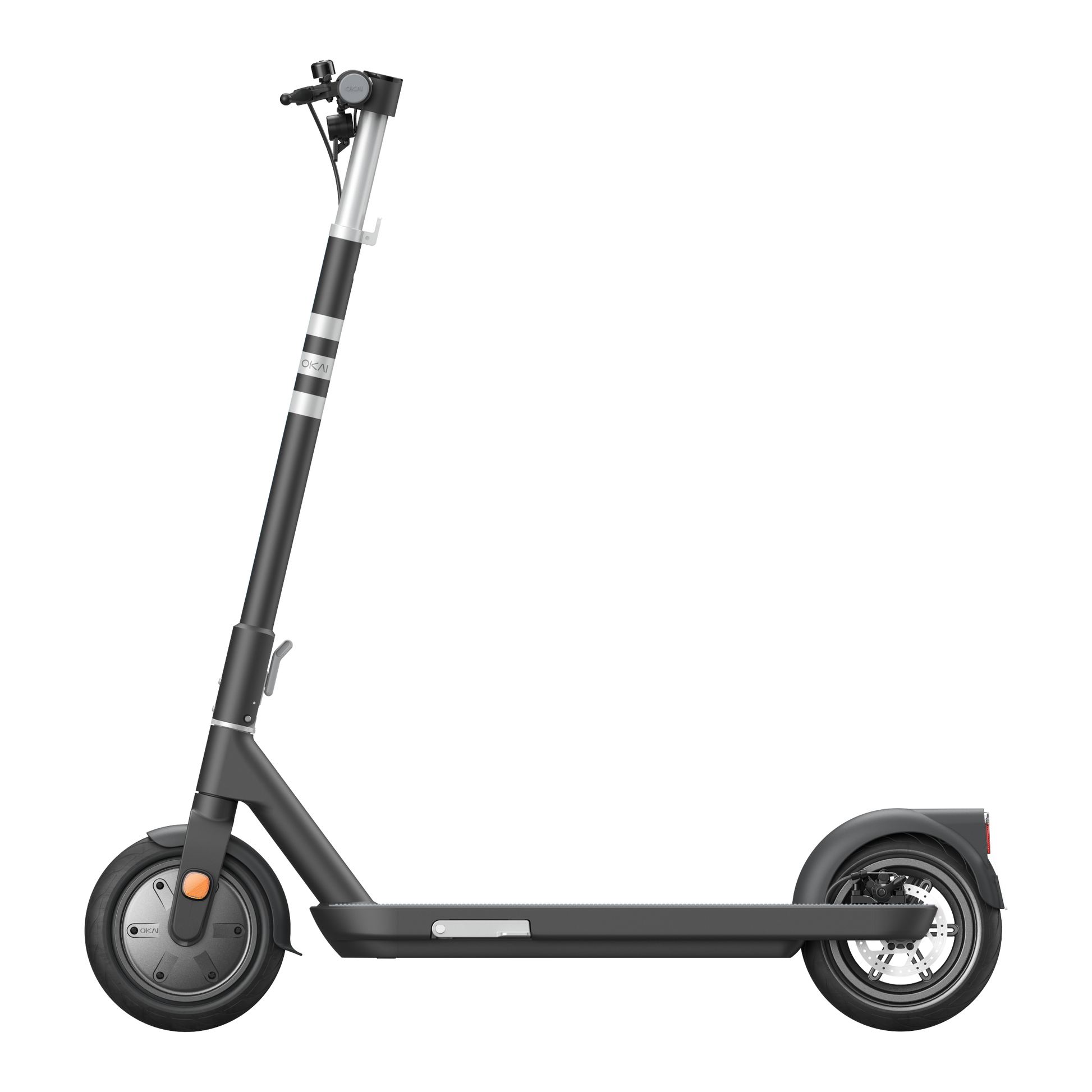 Foldable Electric Scooter W 18.6 Miles Max Operating Range & 15.5 Mph Max Speed Black Black Aluminum