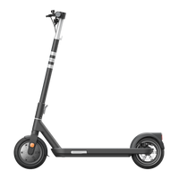 Foldable Electric Scooter W 18.6 Miles Max Operating Range & 15.5 Mph Max Speed Black Black Aluminum