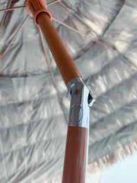 8'Thatch Patio Tiki Umbrella Tropical Palapa Raffia Tiki Hut Hawaiian Hula Beach Umbrella,Straw Umbrella Brown Half Circle No Foundation Needed Manual Garden & Outdoor Beach Year Round Use Gazebos Polyethylene Anchored Oxford Fabric