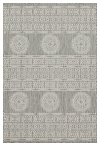 Sunshine Gc Har2024 Silver 2 Ft. 7 In. X 7 Ft. 3 In. Indoor Outdoor Area Rug Silver Polyester Polypropylene