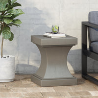 Athena Side Table Light Gray Magnesium Oxide