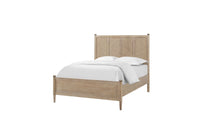 King Lo Post Bed In Sand Colored Finish King Sand Solid Wood Mdf