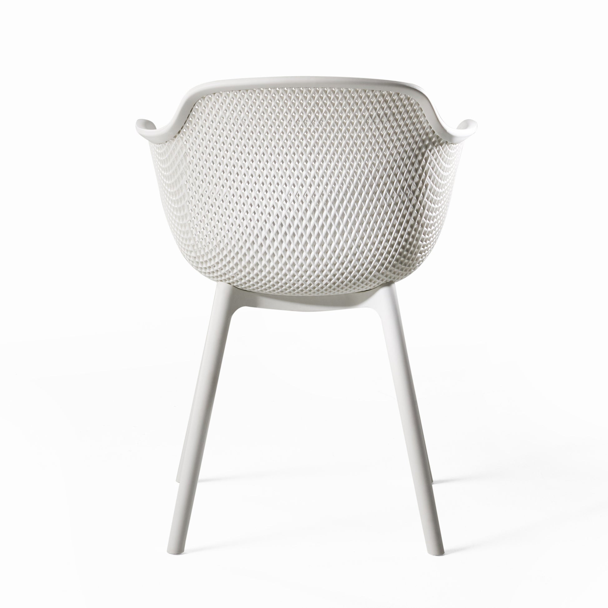 Lotus Chair White Polypropylene