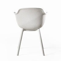 Lotus Chair White Polypropylene