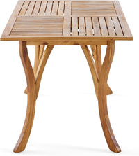 Hermosa 59" Rectangular Wood Table Teak Acacia Wood