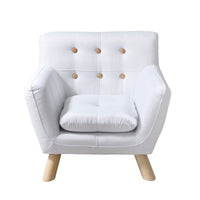 Jacey Kids Patchwork Chair White Patchwork White Fabric