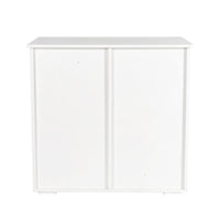 Laundry Cabinet ,With 2 Removable Liner Bags White Particle Board Mdf