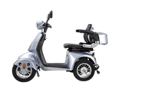 Fastest Mobility Scooter With Four Wheels For Adults & Seniors Silver Abs Pc